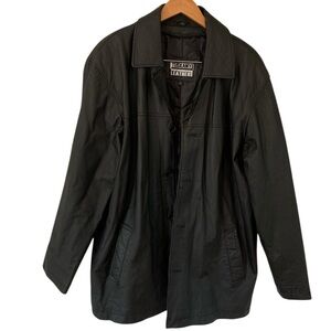 Men's Black Leather Jacket